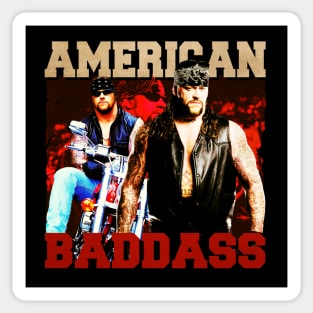 WWE - American Baddass Sticker